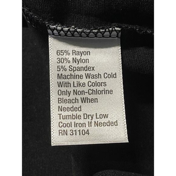 The Limited Black Bell Sleeve Top Blouse Shirt XL NWT 31104 - Picture 5 of 7